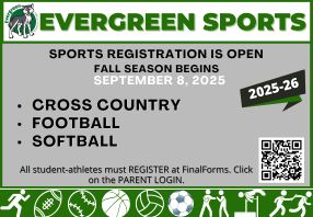  Evergreen Middle School sports registration is open for Fall 2025.